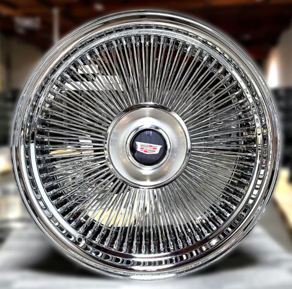 20×9 Wire Wheels Bolt On 5×127 +0 ET, 78.1 CB Chrome – One Rim