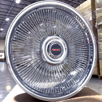26 inch Wire Wheels Staggered Bolt On 5×127 +0 ET, 78.1 CB Chrome – set of 4 26 inch Wire Wheels Staggered Bolt On 5×127 +0 ET, 78.1 CB Chrome – set of 4