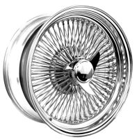 16X7 STANDARD CHROME 100 SPOKE LOWRIDER WIRE WHEELS – single 16X7 STANDARD CHROME 100 SPOKE LOWRIDER WIRE WHEELS – single